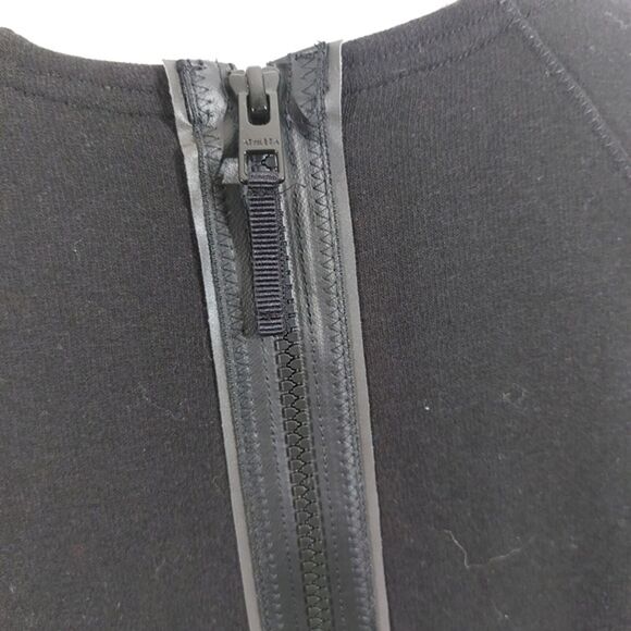 Athleta Black Cozy Karma Back Zip Dress Size S Plush Lined NWT - Picture 8 of 12